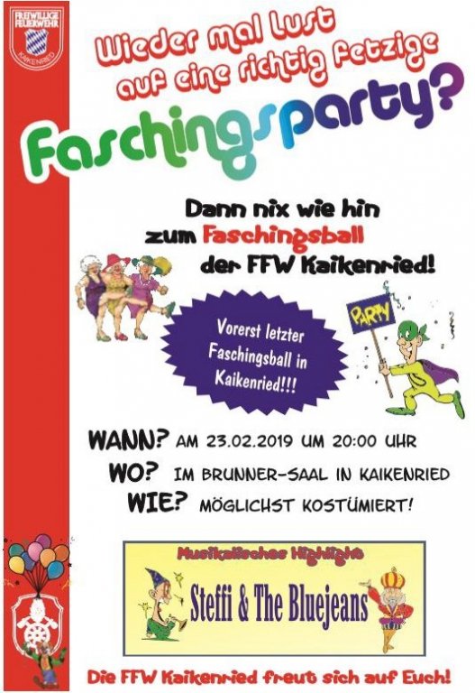 Faschingsball 2019 Kaikenried
