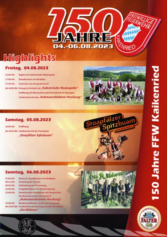 150 Jahre Feuerwehr Kaikenried